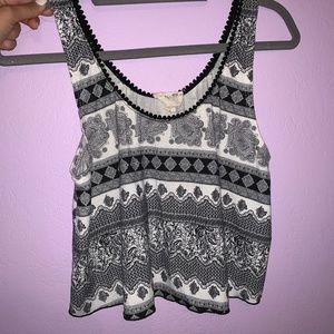 Patterned Crop Top